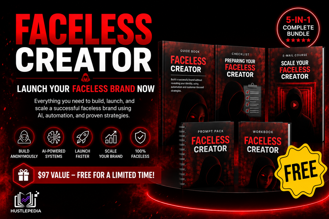 FREE Faceless AI Creator Bundle: Build a Profitable AI Business Without Showing Your Face ($97 Value – Free for a Limited Time)