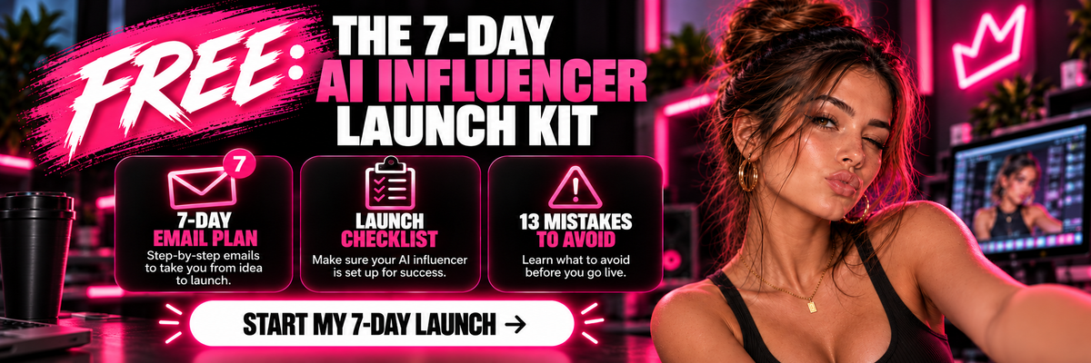 How to Create an AI Influencer: Get the Free 7-Day Launch Kit