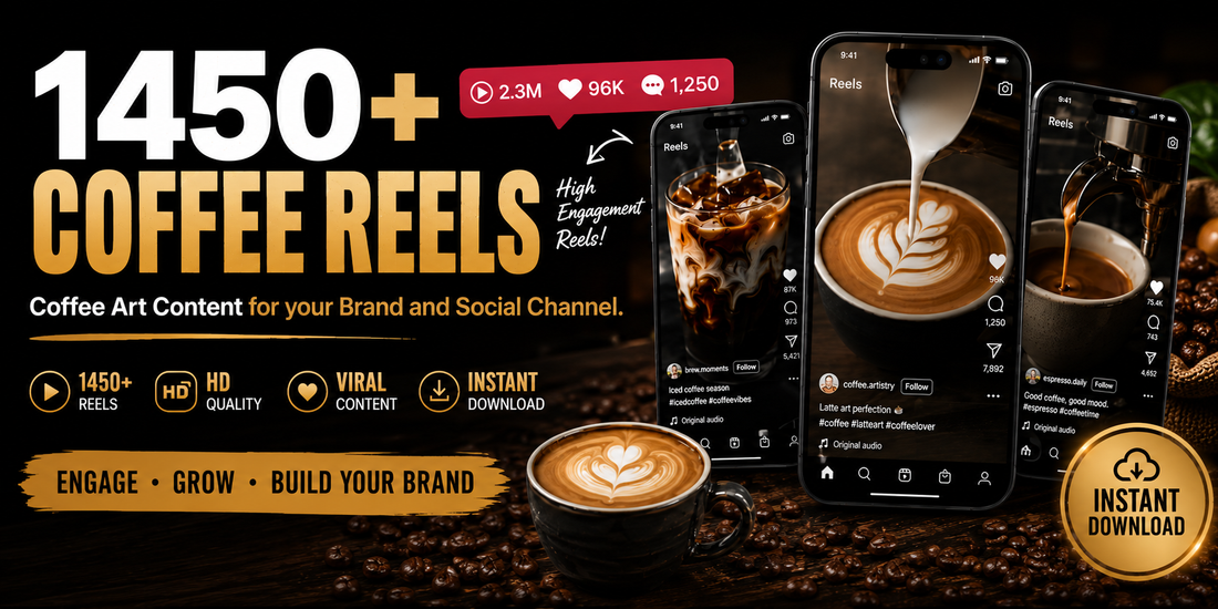 ☕ Win 1,450+ Premium Coffee Reels (Value: $147) | FREE Giveaway Ends August 5, 2026