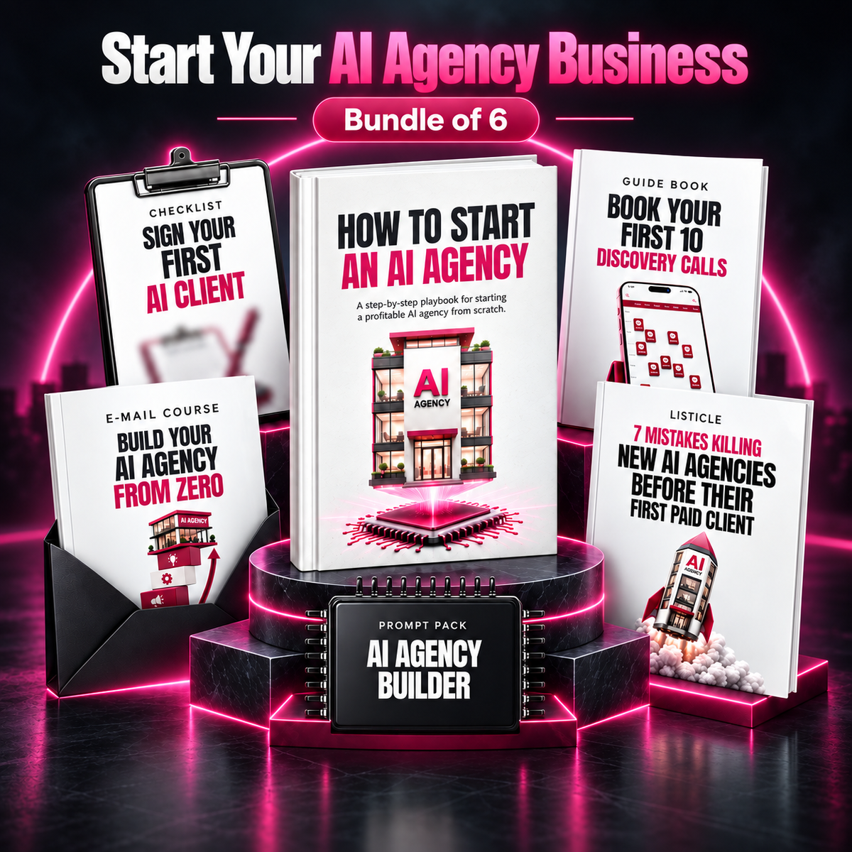 How to Start an AI Agency | 6-Resource Starter Bundle
