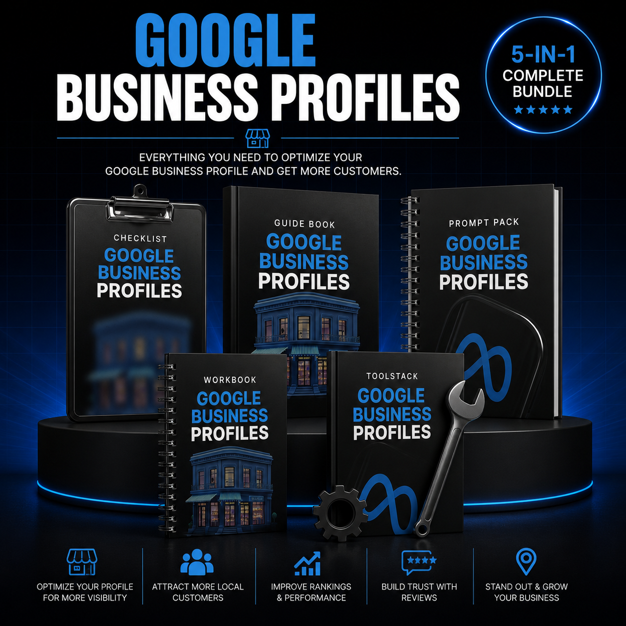 Google Business Profile Mastery Bundle | Complete Local SEO & Google Maps Marketing System (Digital Download)