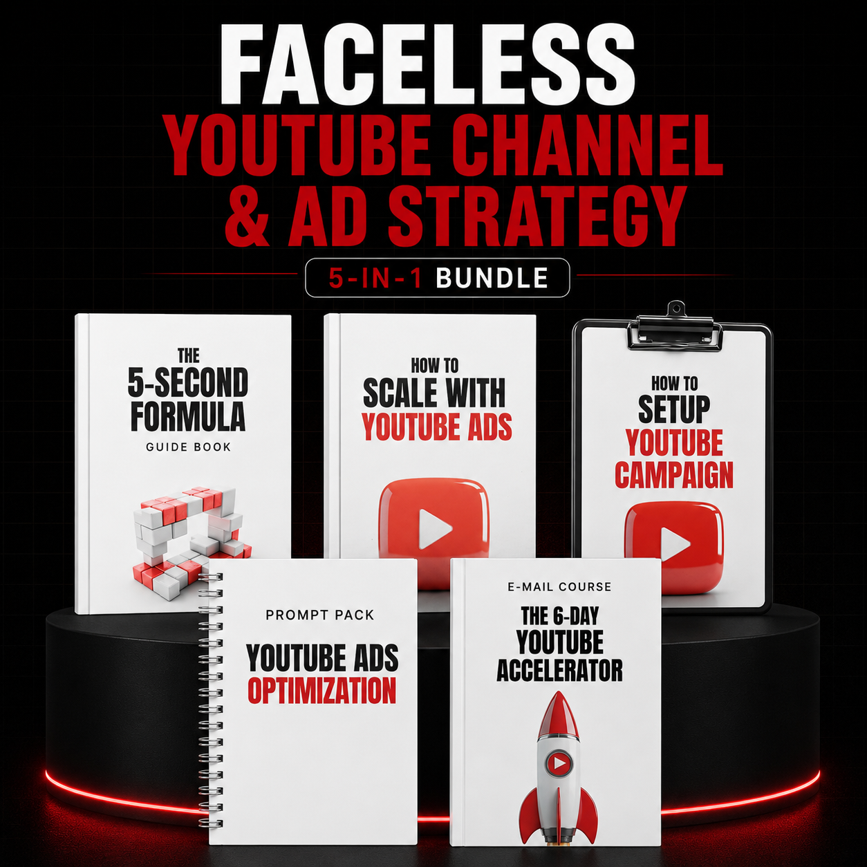 Faceless YouTube Channel Blueprint | Build & Grow an Anonymous YouTube Business (Digital Download)