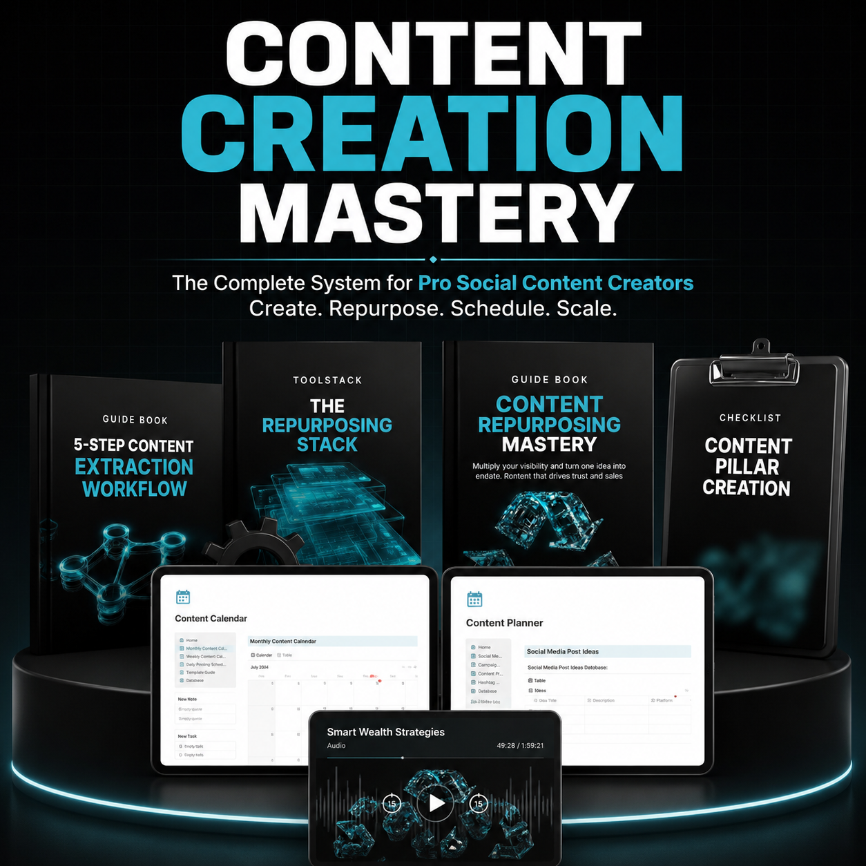 Content Repurposing Mastery Bundle | AI Content Repurposing & Content Marketing System (Digital Download)
