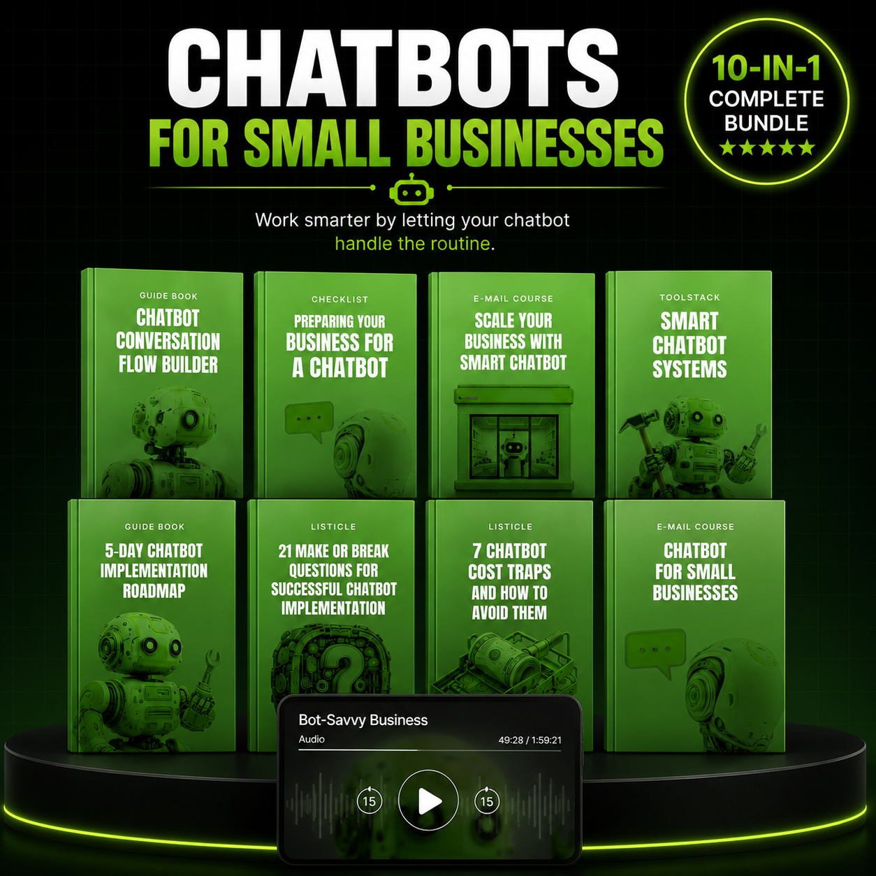 Chatbots for Small Businesses Master Bundle | AI Chatbot, Customer Support & Lead Generation System (Digital Download)