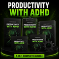 Productivity with ADHD Master Bundle | ADHD Organization, Time Management & Focus System (Digital Download)