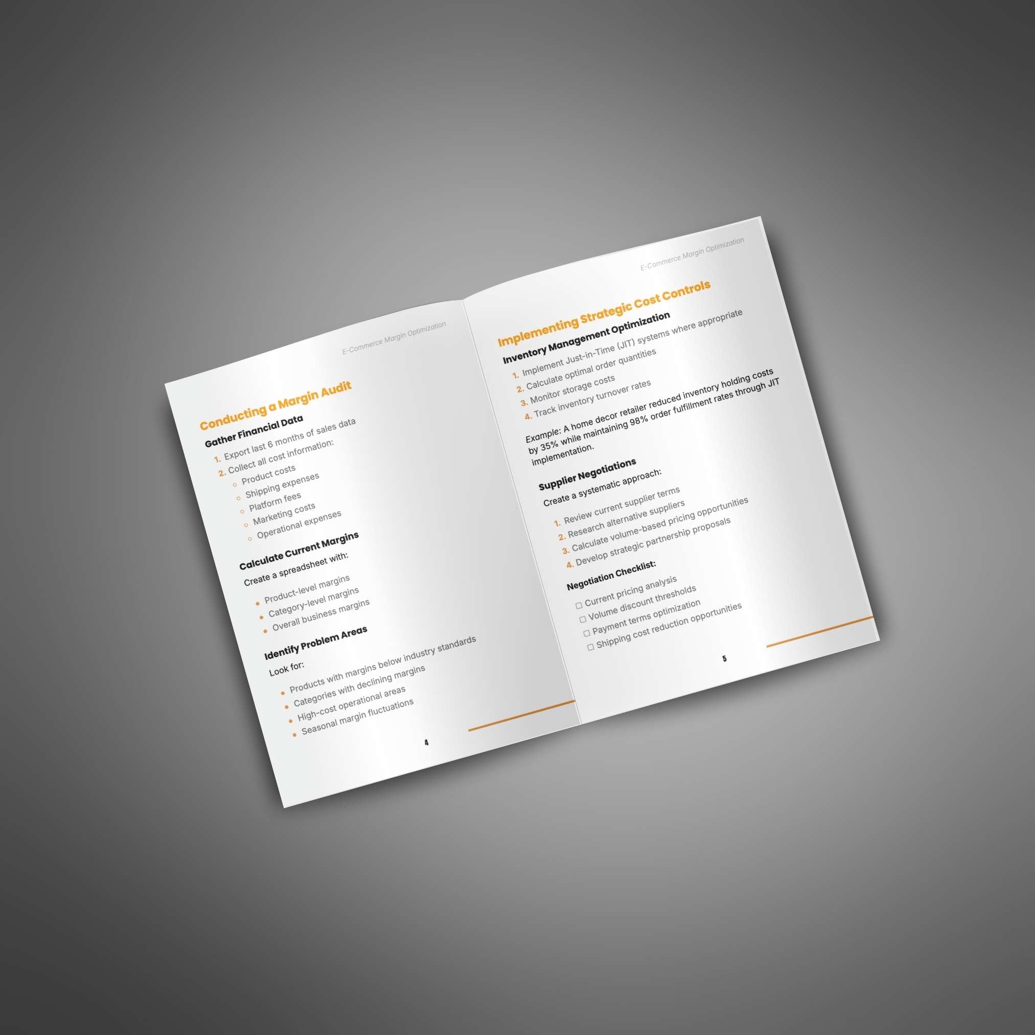 Ecommerce Margin Optimization | Increase Profit Margins & Grow Your Online Store (Digital Download)