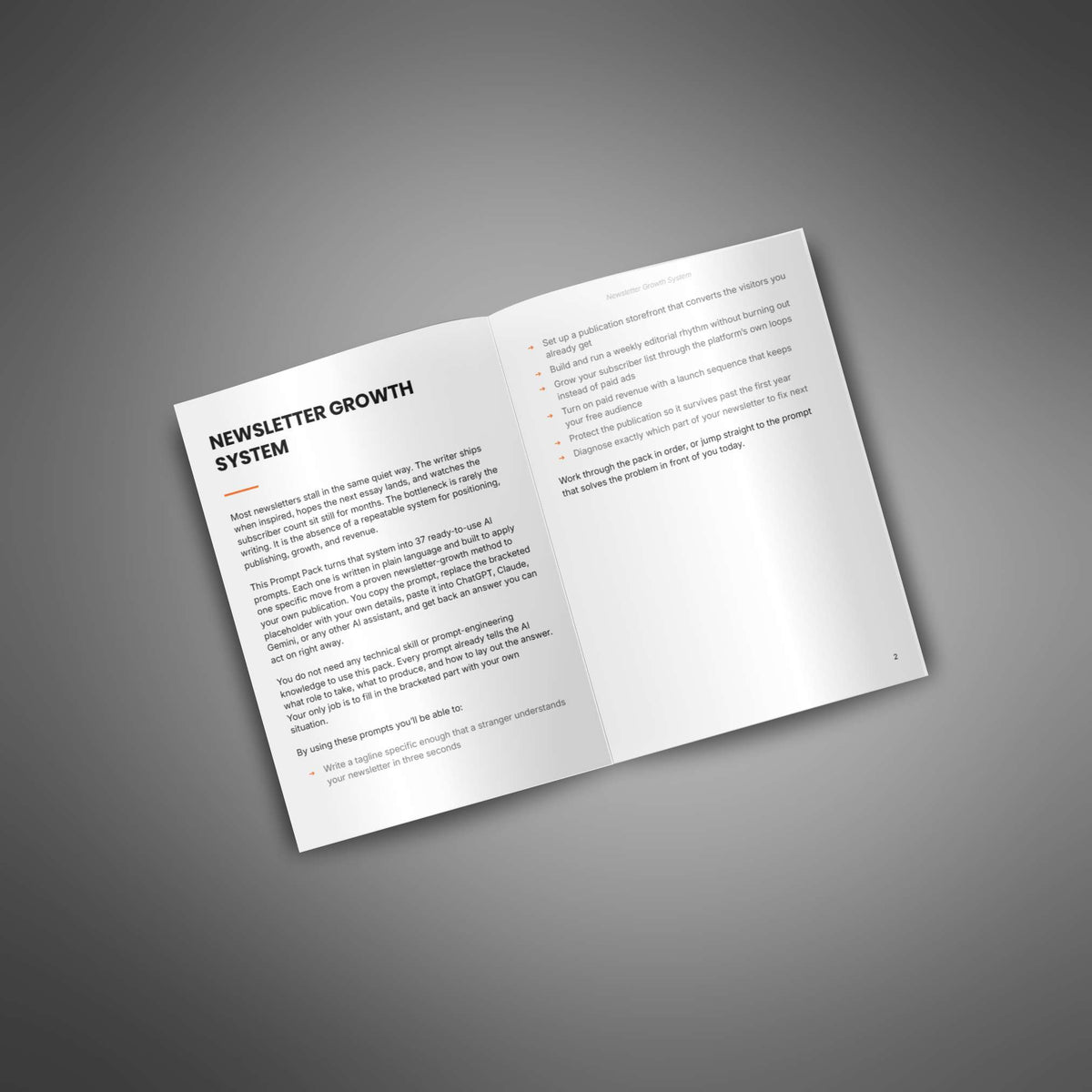 Substack Newsletter Growth | AI Prompt Pack