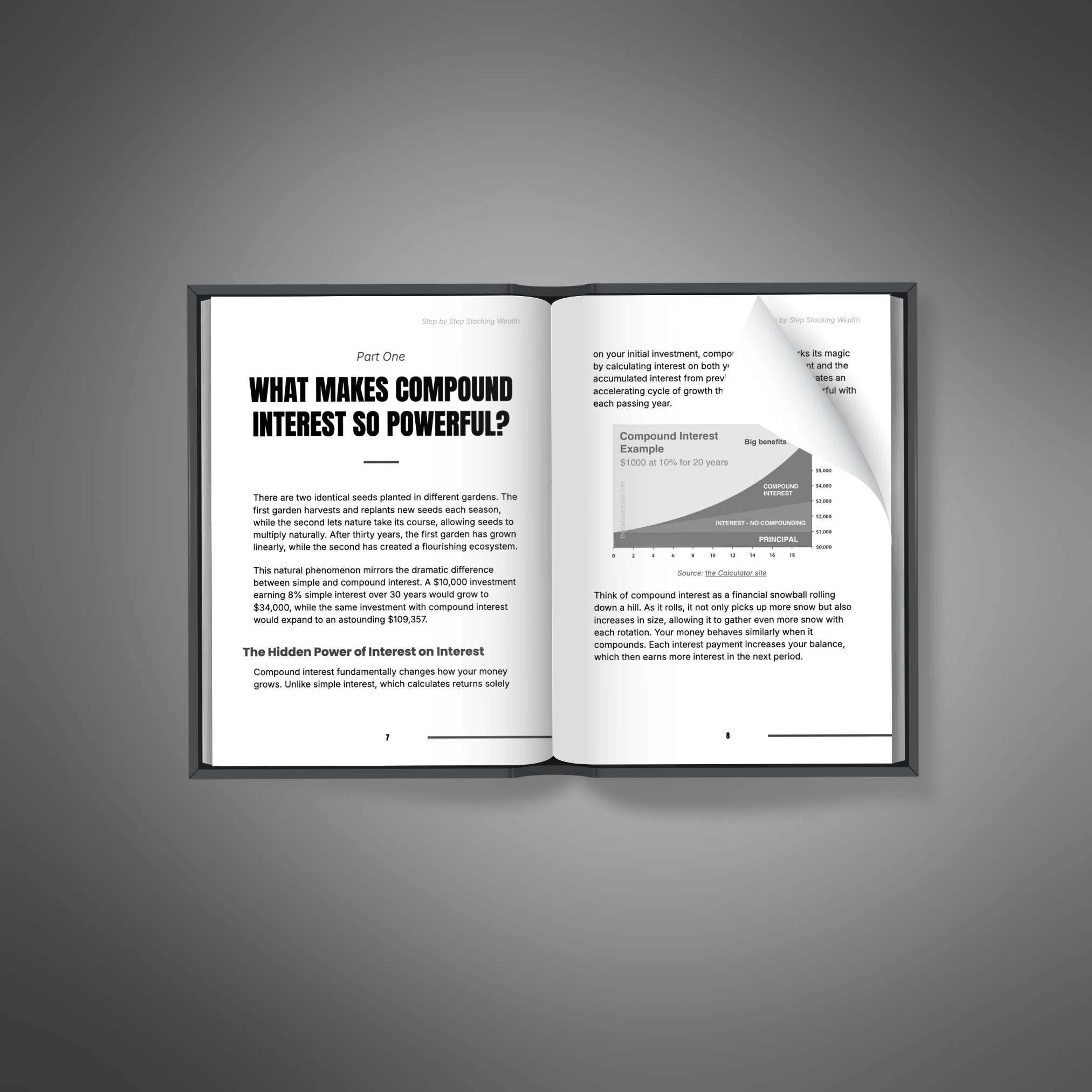 Step-by-Step Stacking Wealth | Beginner's Guide to Compound Interest & Long-Term Investing (Digital Download)